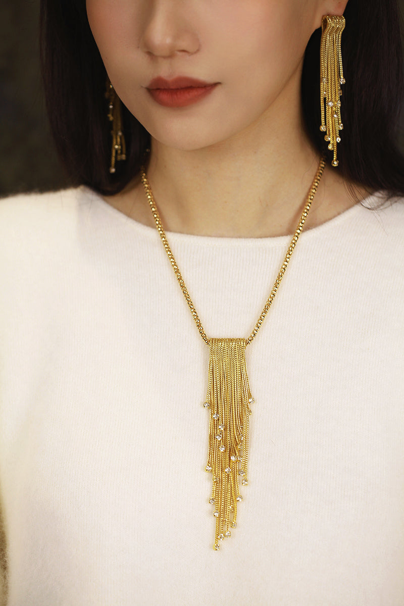 Golden tassel