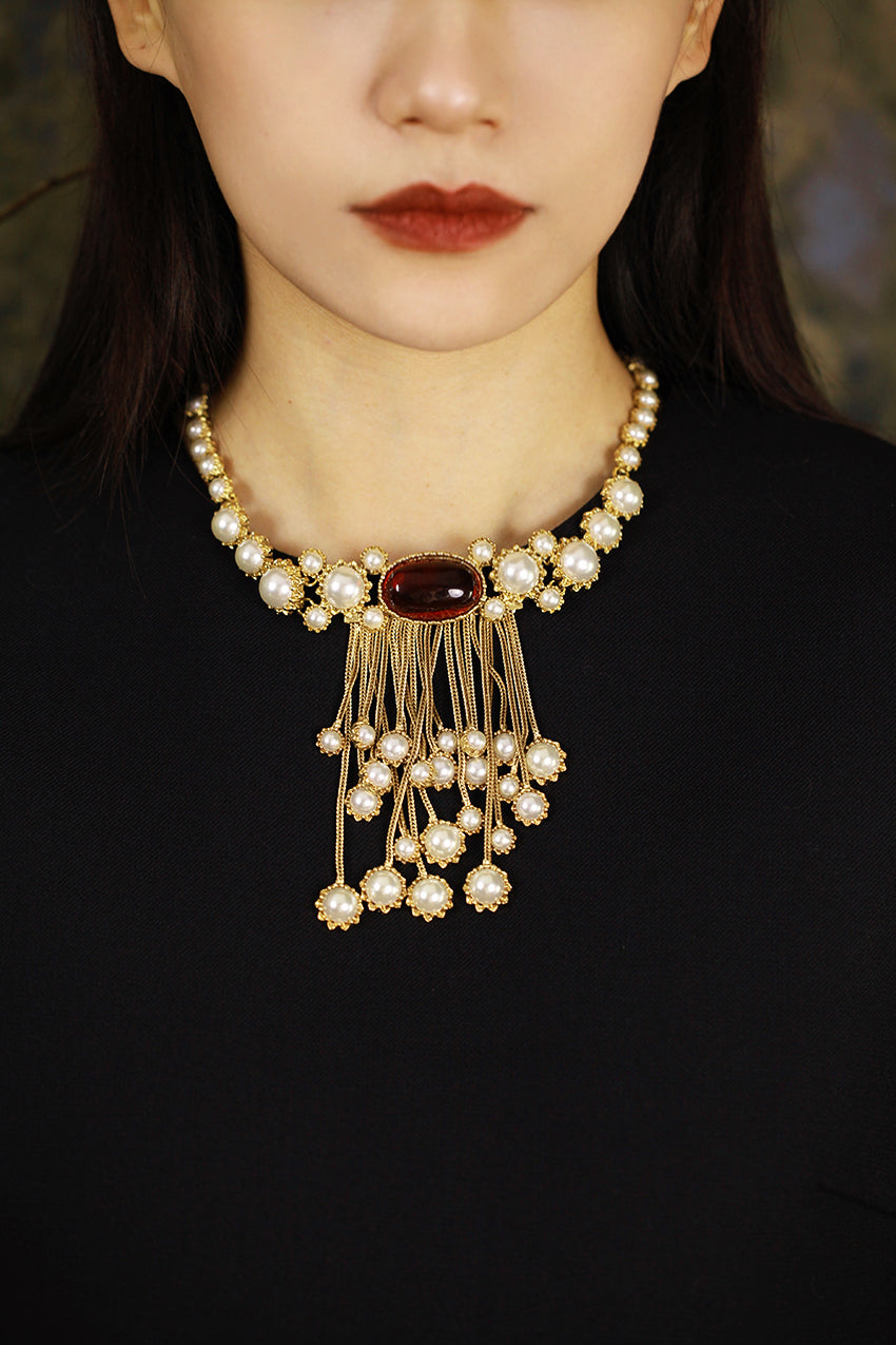 Gemstone Tassel